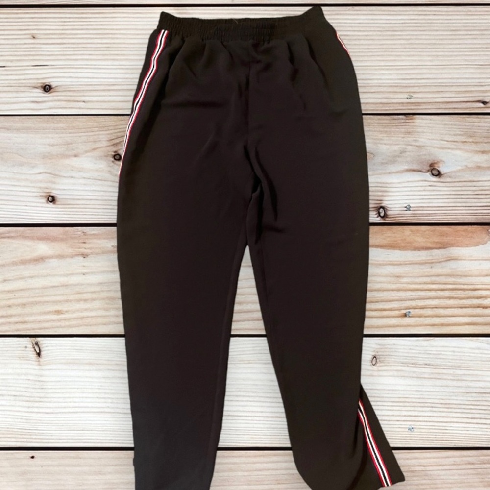 Lush chiffon track pant joggers